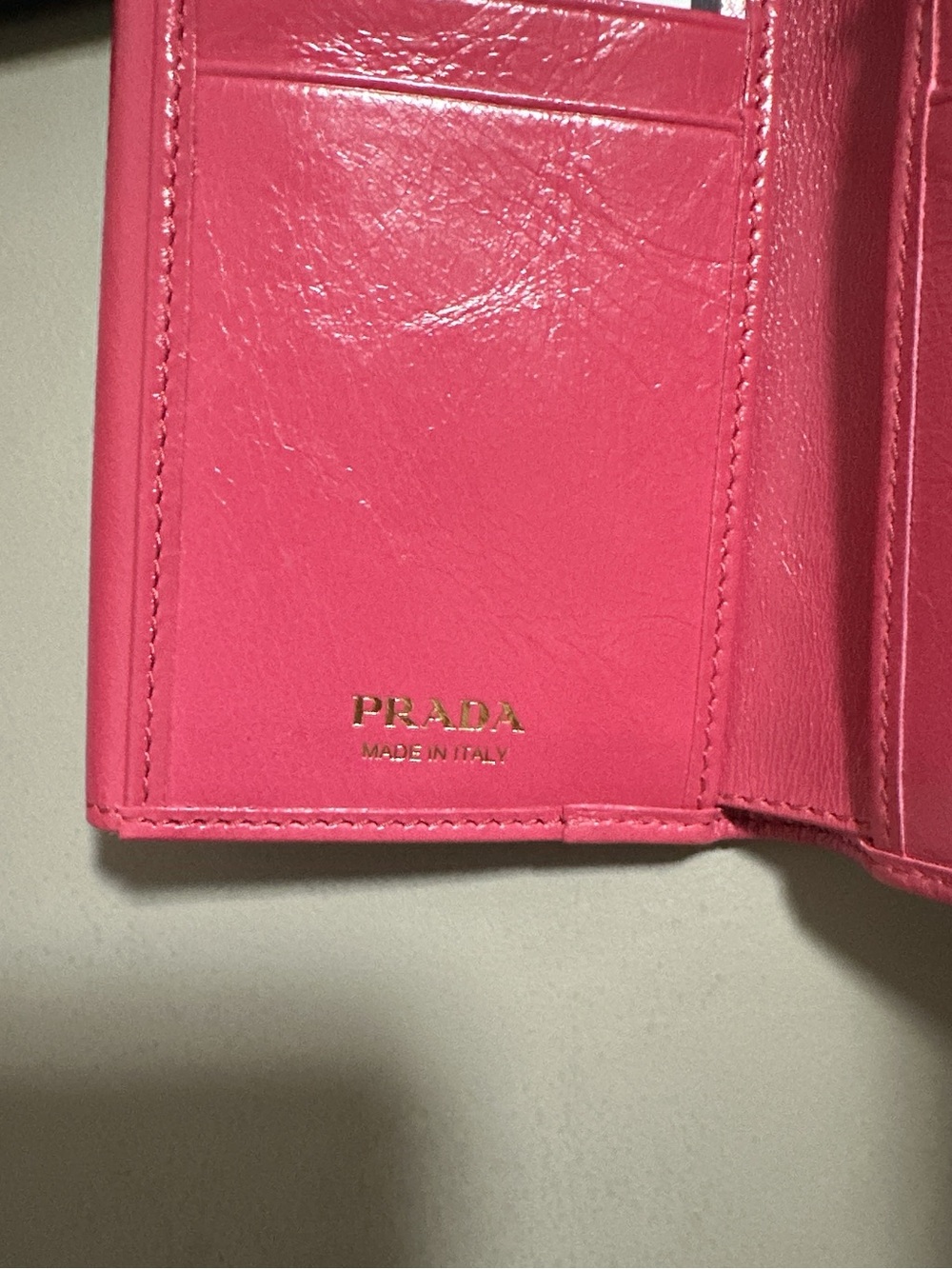 Prada small leather wallet - Picture 9 of 13